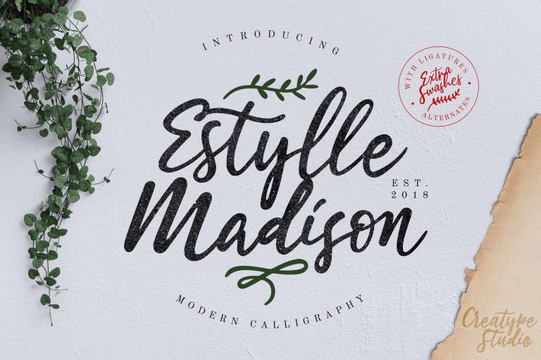 Estylle Madison Calligraphy