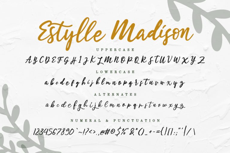 Estylle Madison Calligraphy - Image 11