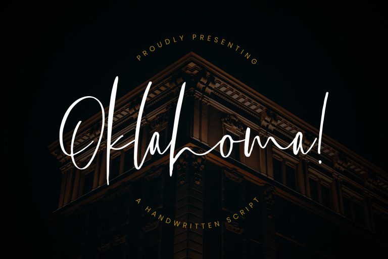 Oklahoma Handwritten Script