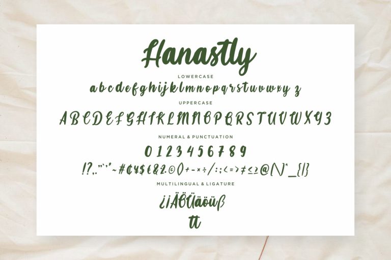Hanastly Bold Script - Image 7