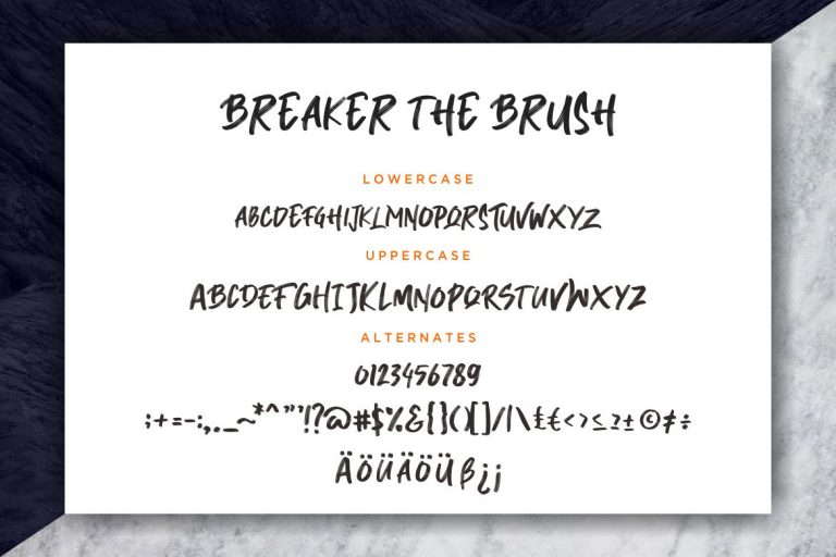 Breaker The Brush Typeface - Image 7
