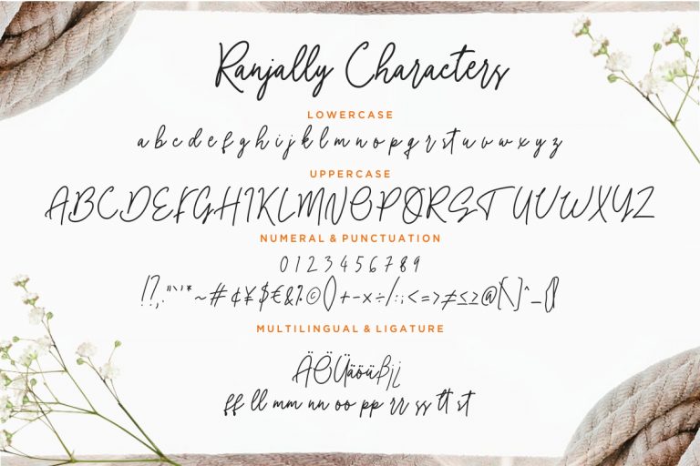 Ranjally Monoline Signature - Image 7