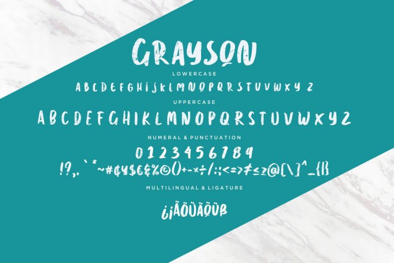 Grayson Fun Brush Typeface - Image 8
