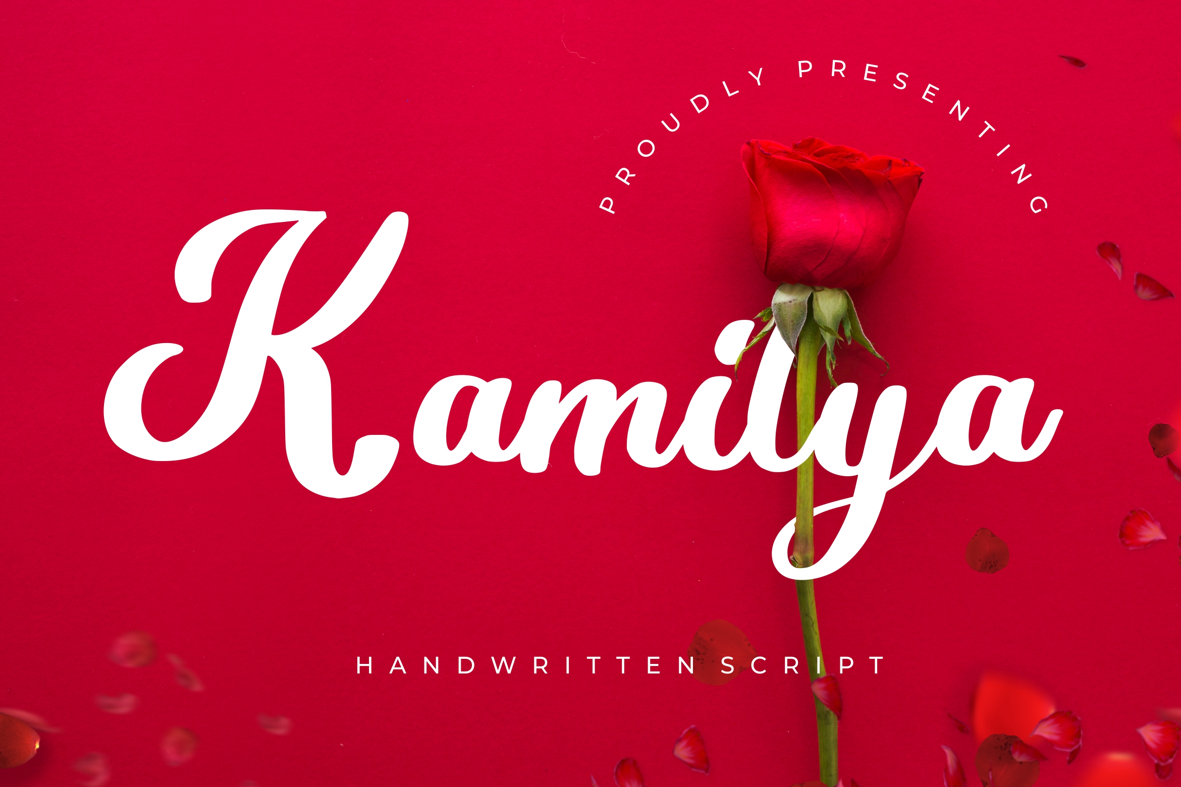 Kamilya Handwritten Script