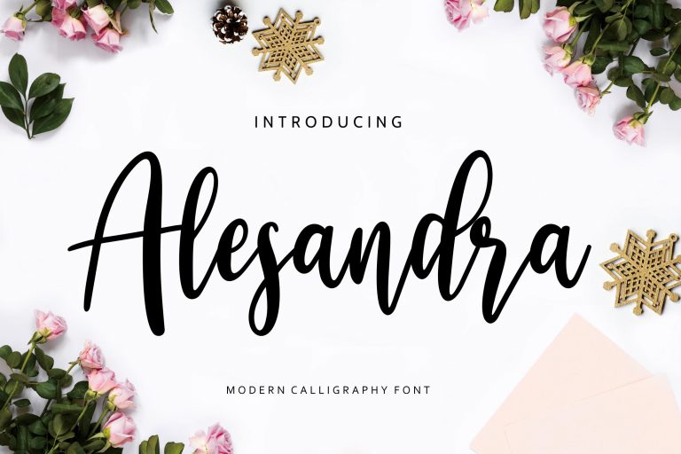 Alesandra Modern Calligraphy