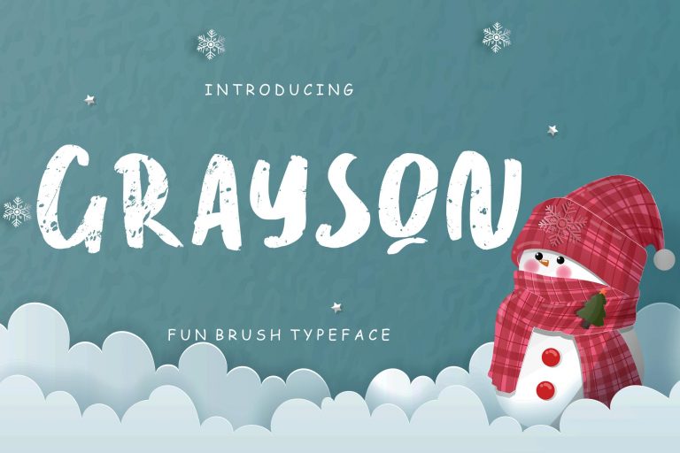Grayson Fun Brush Typeface