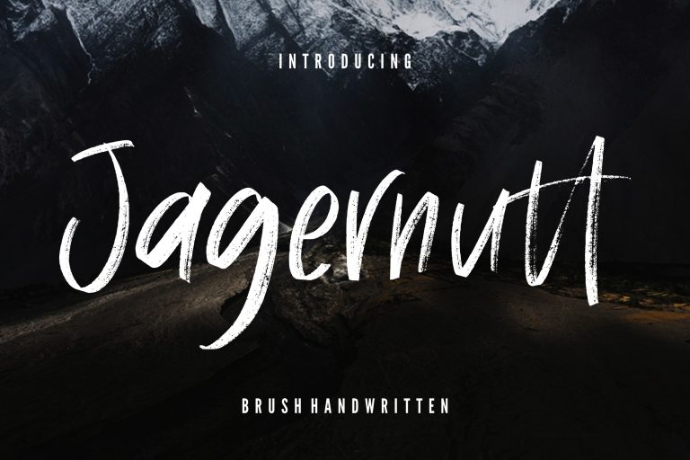 Jagernutt Brush Handwritten