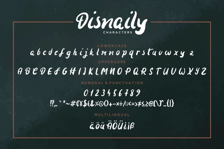 Disnaily Handdrawn Brush - Image 7