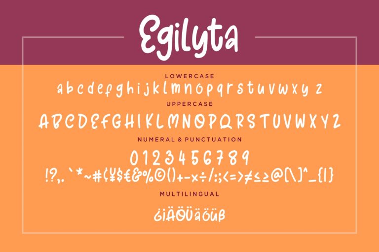 Egilyta A Little Funny Font - Image 7