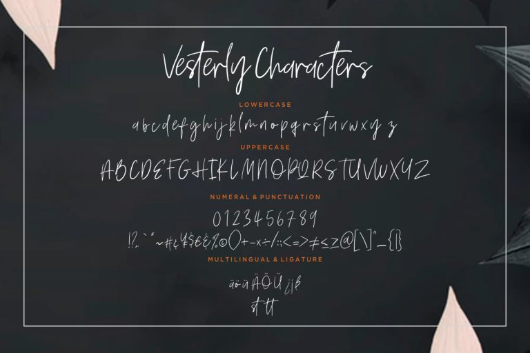 Vesterly Signature Handwritten - Image 7