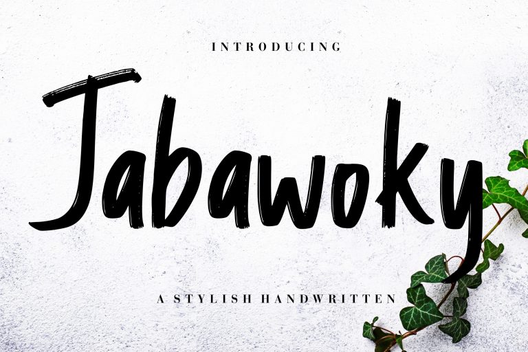 Jabawoky Stylish Handwritten