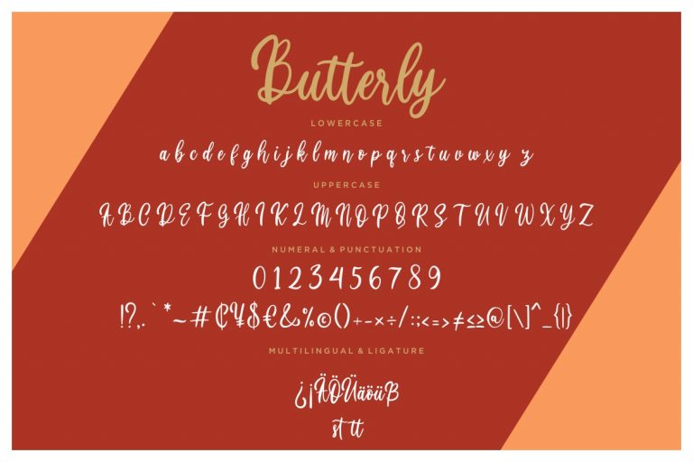 Butterly Calligraphy Script - Image 7