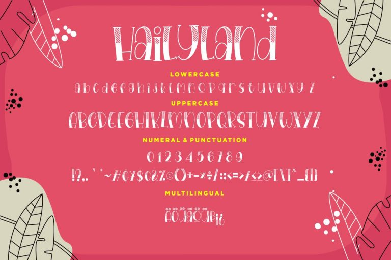 Hailyland Fun Children Typeface - Image 7