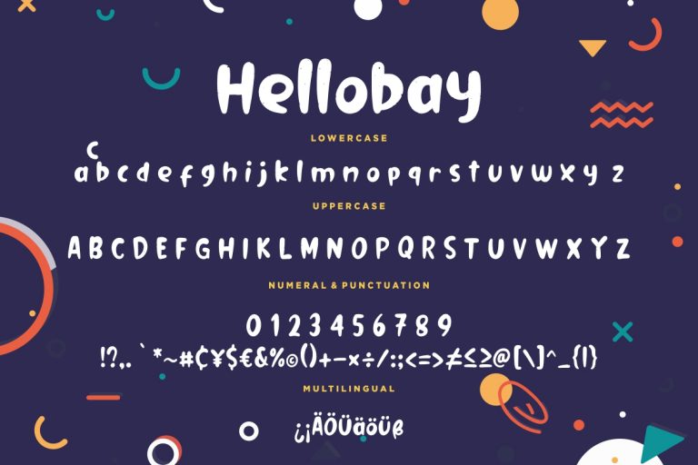 Hellobay Fun Children Typeface - Image 7