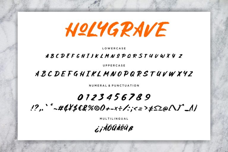 Holygrave Handwritten Brush - Image 7