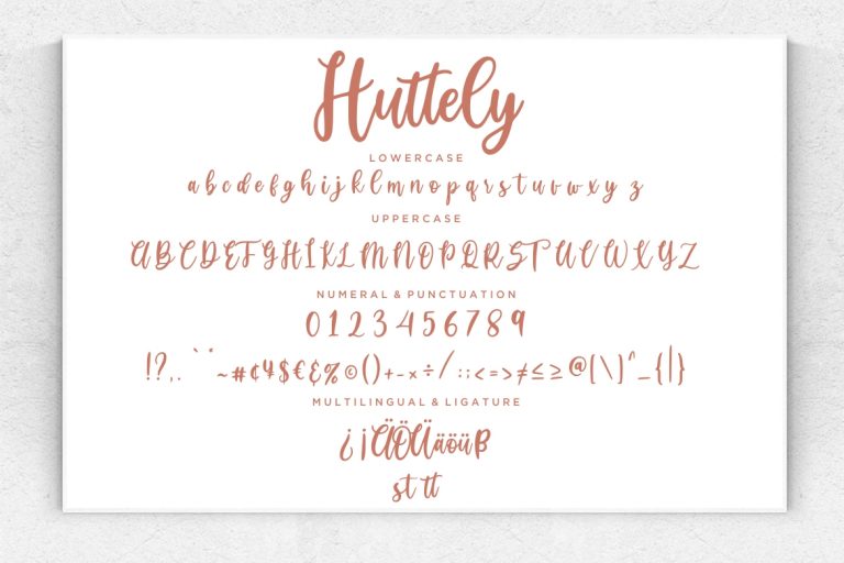 Huttely Modern Calligraphy - Image 7