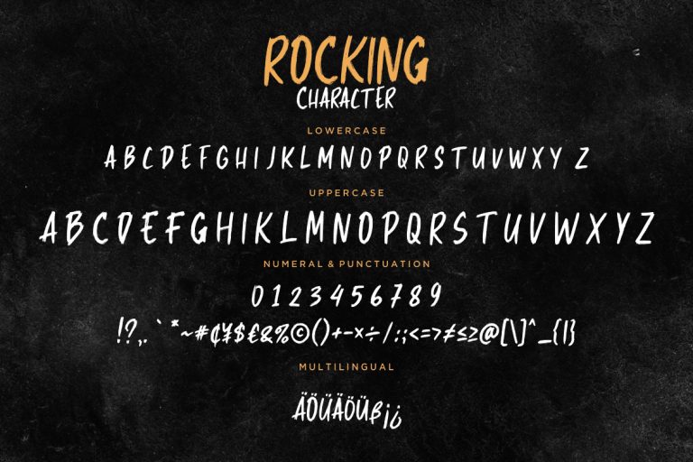 Rocking Rock & Roll Typeface - Image 7