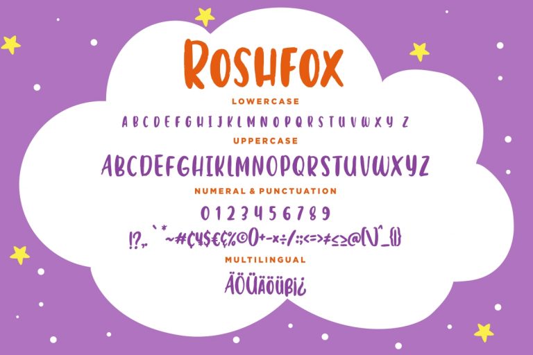 Roshfox Playful Display Typeface - Image 7