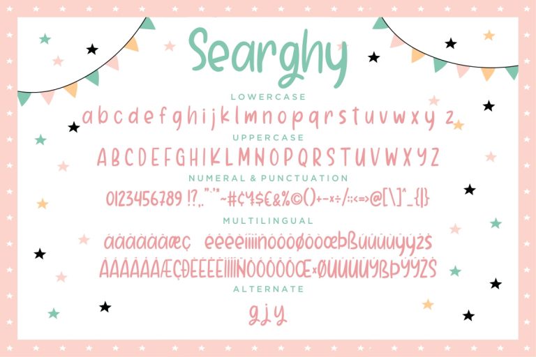 Searghy Fun Children Typeface - Image 7