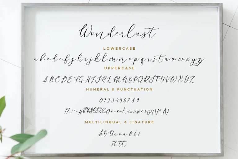 Wonderlust Calligraphy Modern - Image 7
