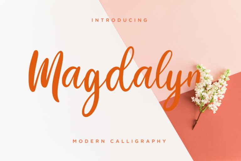 Magdalyn Modern Calligraphy