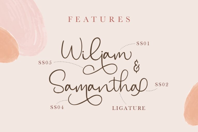 Bryan Kimberly Beautiful Typeface - Image 7