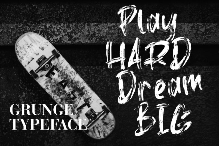 Death Rock Grunge Typeface - Image 4