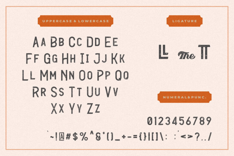 Enternal Vintage Stamp Typeface - Image 8