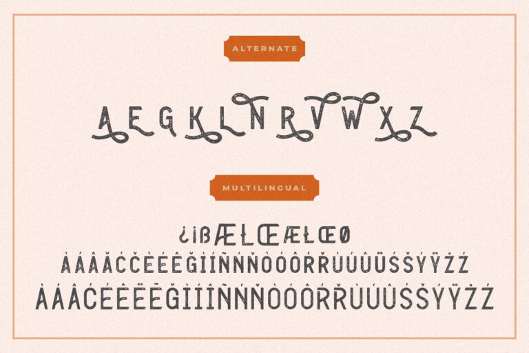 Enternal Vintage Stamp Typeface - Image 9