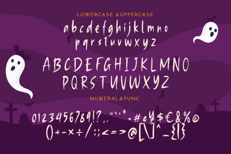 Ghostily Spooky Halloween Typeface - Image 8