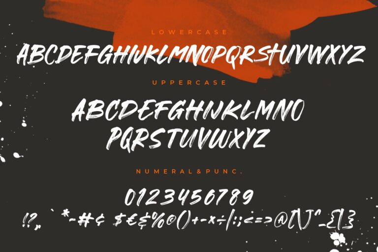 Gorock Brush Typeface - Image 8