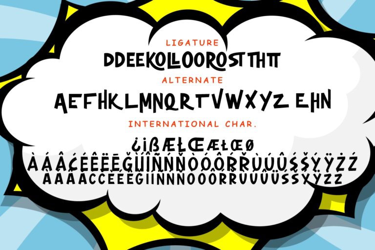 Komika Fun Comic Typeface - Image 9