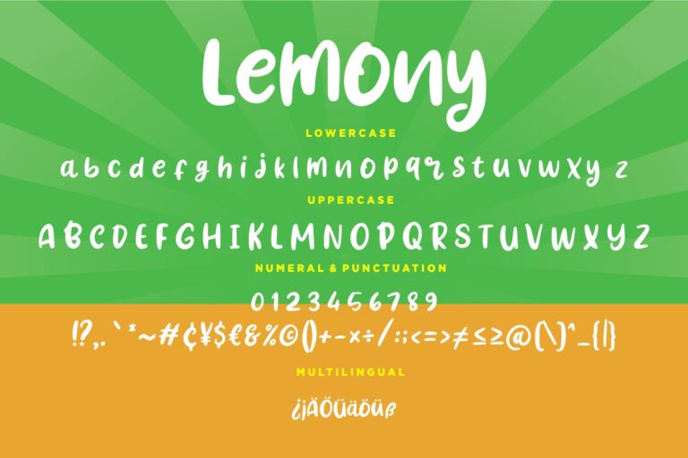 Lemony Fun Handwritten - Image 7
