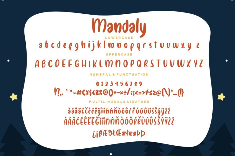 Mandaly Fun Children Typeface - Image 7