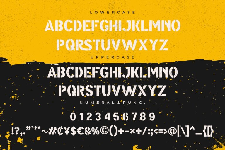 Modest Stencil Sans - Image 8