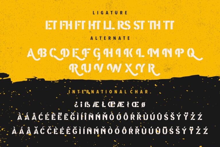 Modest Stencil Sans - Image 9