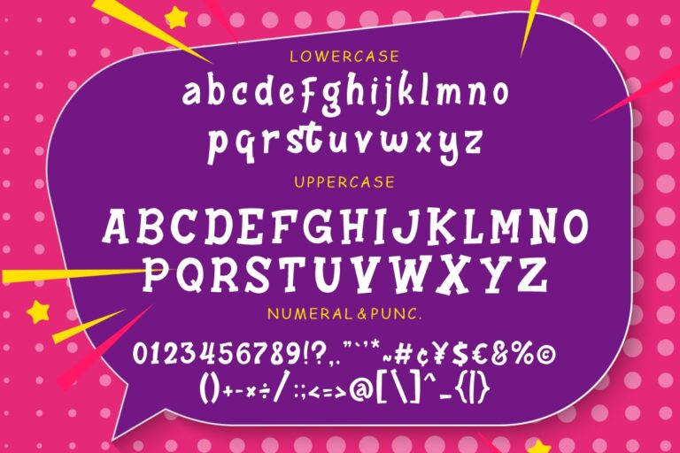 Hattrick Fun Children Typeface - Image 8