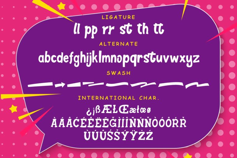 Hattrick Fun Children Typeface - Image 9