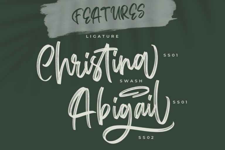 Judthing Handbrush Typeface - Image 6