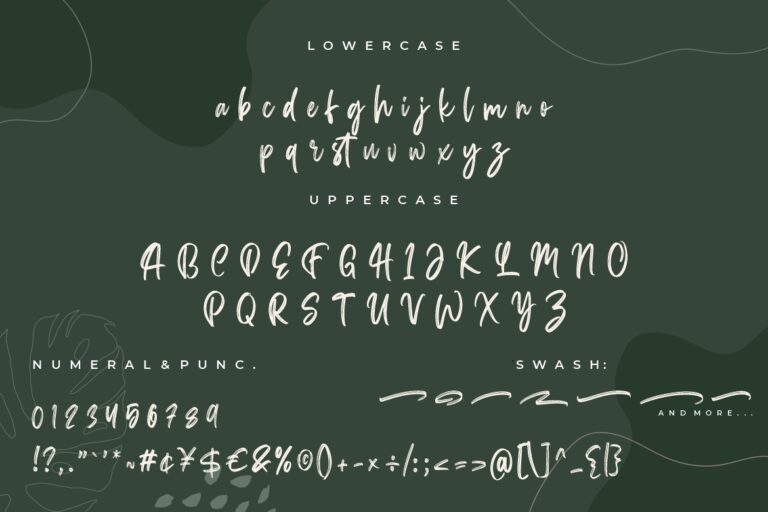 Judthing Handbrush Typeface - Image 8