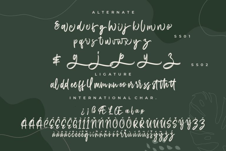 Judthing Handbrush Typeface - Image 9