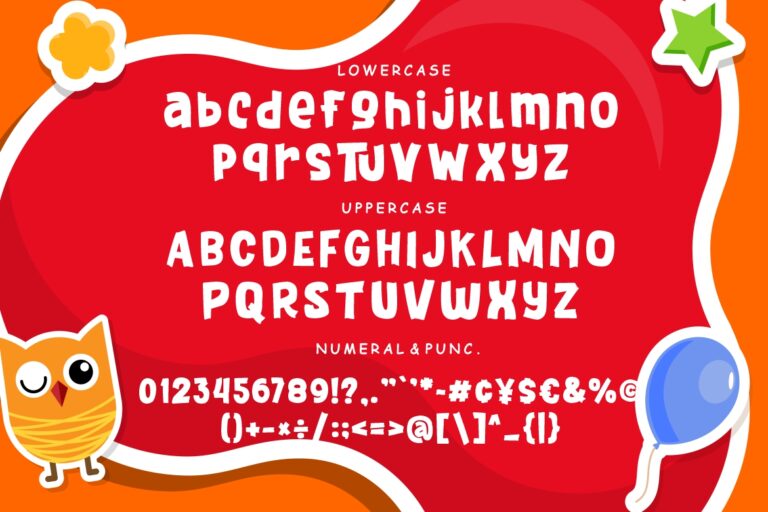 Little Queen Fun Children Typeface - Image 8