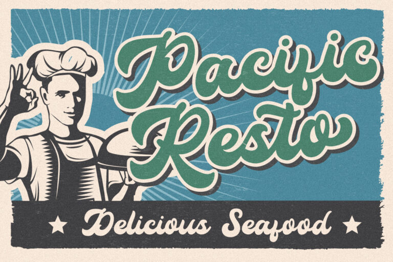 Klassik Style Retro Bold Script - Image 2