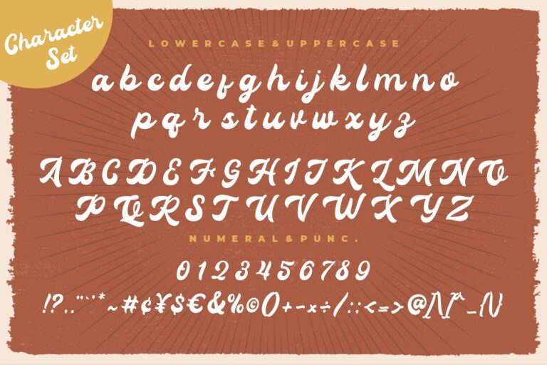 Klassik Style Retro Bold Script - Image 8