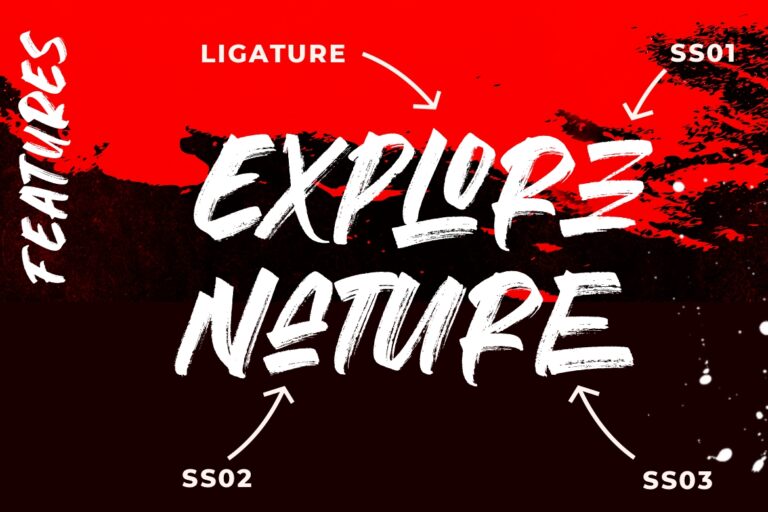 The Rocky Handbrush Typeface - Image 6