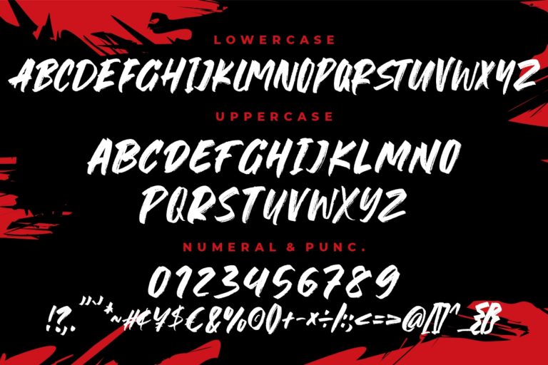 The Rocky Handbrush Typeface - Image 8