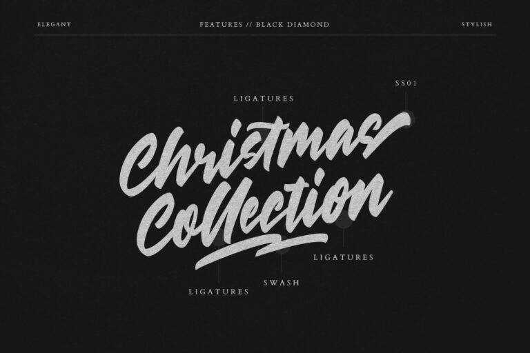 Black Diamond Handlettering Bold - Image 6