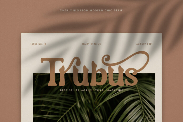 Cherly Blossom Modern Chic Serif - Image 3
