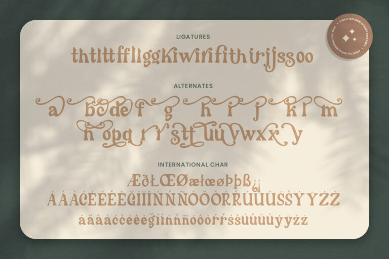 Cherly Blossom Modern Chic Serif - Image 9