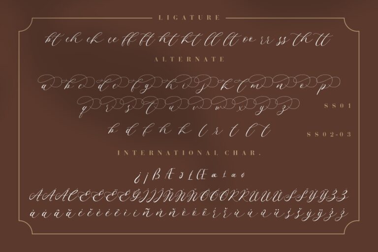 Endless Loveness Beauty Calligraphy - Image 9